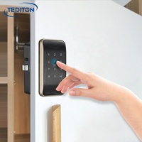 Serrure électronique pour meubles Tediton, serrure magnétique à combinaison, serrure RFID pour tiroirs et casiers