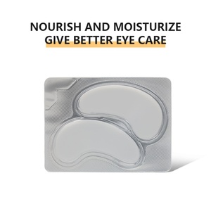 Venta al por mayor de fábrica Ácido hialurónico 24K Máscara de ojos Colágeno de seda Gel de cristal Juego de parches para ojos - Product Image 4