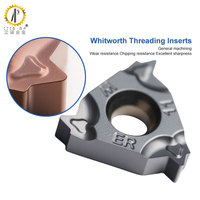 55° Whitworth Threading Inserts British Standard Carbide Lathe Inserts for Legacy Machine Repair & Pipe Fitting Machining