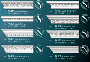 Nội Thất Bằng XỐP <span class=keywords><strong>PU</strong></span> Khuôn Chống Cháy Với Thiết Kế Pop Đồ Trang Trí Khuôn Vương Miện <span class=keywords><strong>PU</strong></span> Nhân Tạo Cho Khung Ảnh Cửa Nội Thất - Product Image 6