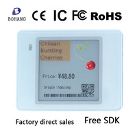 Etiqueta de Precio Digital NFC de Cuatro Colores Bohang, Bluetooth, ESL Electrónica de 2.4GHz, Etiqueta de Estante con Pantalla de Tinta Electrónica, DJ-WP0154BWRY