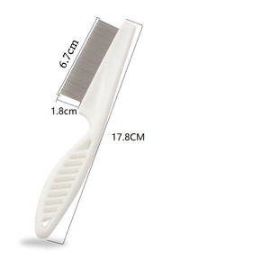 ヘアクリーニングノミの除去のためのペット猫犬鋼針ノミの櫛 - Product Image 5