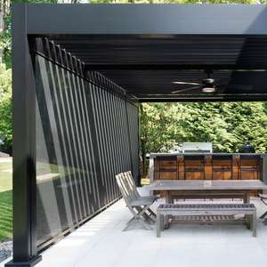 Tienda de campaña para jardín al aire libre Diseño de Marco recubierto de polvo 3x3 con quiosco elegante para entretenimiento al aire libre - Product Image 1