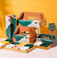 Ensemble de vaisselle personnalisé boîte d'emballage pour vaisselle en céramique avec mousse EVA boîte d'emballage cadeau pour ustensiles de cuisson