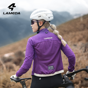 LAMEDA レディース ウィンターサイクリング ウィンドブレーカー 防水 レーザーカット バイクジャケット ジャージ デ シクリスモ スタイル ODM ギア - Product Image 2