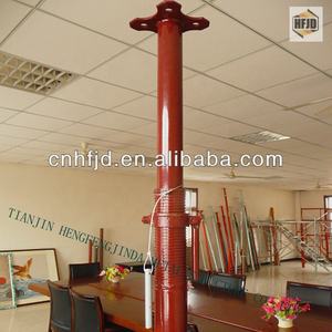 Poteau d'échafaudage réglable en acier Q235/Q345, surface galvanisée, longueur 1,0-6,0 m, HF <span class=keywords><strong>JD</strong></span> HFL2200, certifié ISO9001, pour chantier de construction - Product Image 6