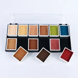 Golden Phoenix Alcohol Activated FX Makeup Face Paint Palette Skin and Base Colors