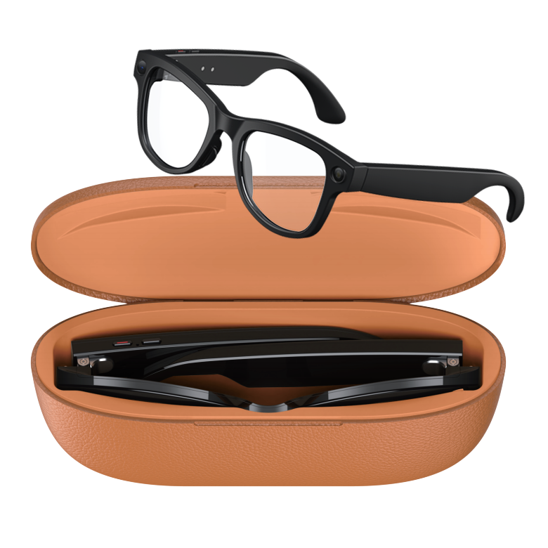 M02 Ultra AI HD Camera Smart Glasses with Charging Dock for Men Picture Video Record BT Call Translation Assistant Sunglasses