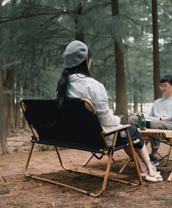 Chaise de camping pliable et portable en aluminium pour couple, siège d'amour coréen pour <span class=keywords><strong>2</strong></span> personnes, Offre Spéciale prêt à être expédié - Product Image 6