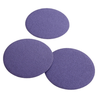 Disque abrasif en céramique violet de 5 pouces avec fixation auto-agrippante pour ponçage automobile, personnalisable OEM