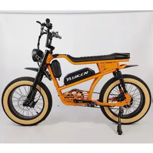 Vendita calda 750W 1000W motore nuovo modello 2022 scrambler ebike 750w fat tire bici elettrica old school 73 e bike