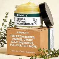 Crème hydratante visage OEM ODM à la niacinamide et aux céramides pour les boutons, l'acné cystique, la folliculite, les iritations de rasoir (tous types de peau)