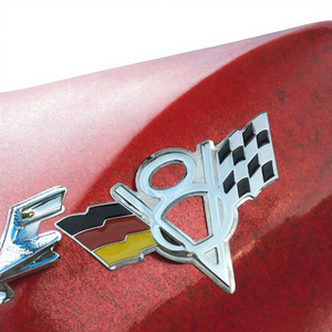 Autocollant de voiture 3D en métal, drapeau allemand, emblème à carreaux, badge, décoration pour carrosserie, aile, porte, coffre - Product Image 3