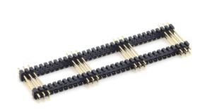 Connecteur d'en-tête de broche de pas de 2.0mm double rangée droite SQ0.5mm H4.0mm Double plastique 2*33P - Product Image 2