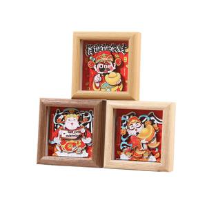 Blessings Spring Festival National Trend New Chinese Style 3D Paper-Cut Three-Dimensional Photo Frame - Product Image 1
