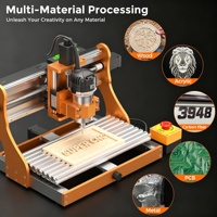 Routeur CNC de bureau Nova 3020 avec broche de fraisage de 800 W pour la gravure et le fraisage du bois, de l'acrylique et de l'aluminium