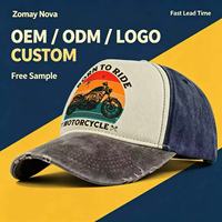 Casquette Trucker en Coton Lavé OEM avec Logo Moto Personnalisé et Visière Effet Vieilli – Usine BSCI pour Grossistes, Faible MOQ, Prix Compétitif