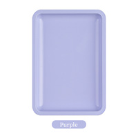 1PC Plateau de rangement carré pour cosmétiques, plateau de manucure pour nail art, conteneur pour pinces, coupe-ongles, stylos, faux ongles, outils, plateau Beautilux