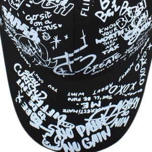 Gorra de Béisbol de Pana Impermeable de 5 Paneles con Estampado de Graffiti, Letras o Frutas, Estilo Formal y Deportivo, Unisex, para Actividades al Aire Libre, Viajes y Protección Solar - Product Image 4
