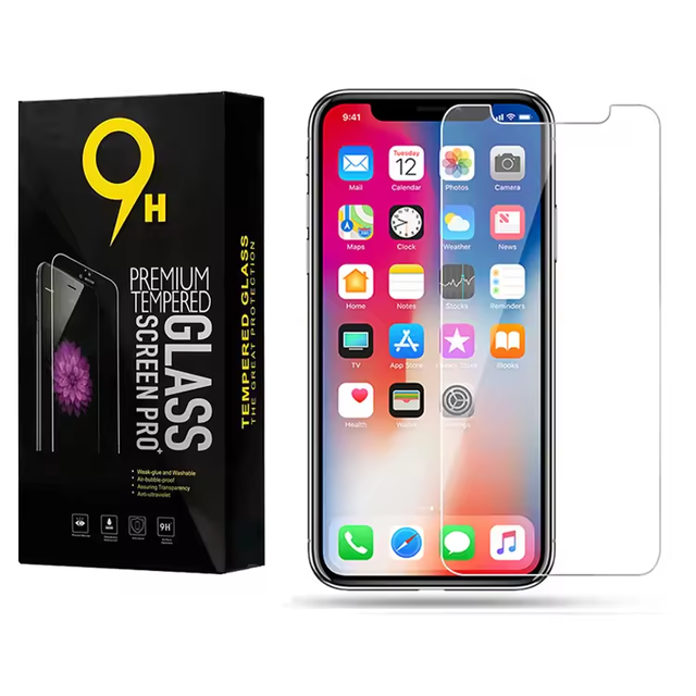 Anti-Scratch High Transparent 9H Tempered Glass Mobile Tempered Glass for iphone 15 14 13 12 11 Pro Max Glass Screen Protector