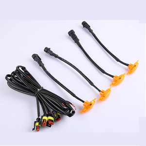 Diseño de rejilla universal para automóviles, SUV y camionetas; rejilla frontal con luces LED de circulación diurna. - Product Image 1