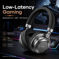 Casque sans fil REMAX RB-980HB avec annulation du bruit ANC, casque de jeu pour musique stéréo HiFi 5.4, écouteurs IPX4
