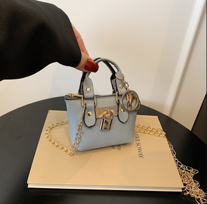 Sac à bandoulière pour filles, version coréenne, été 2025, petit sac carré en cuir, personnalisé, classique, sac à bandoulière pour enfants - Product Image 6