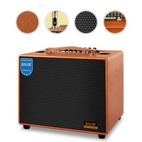 Altavoces bluetooth De Alta Calidad De Audio Powered Speakers Professional Active Wooden Karaoke Speaker with Mic and bluetooth