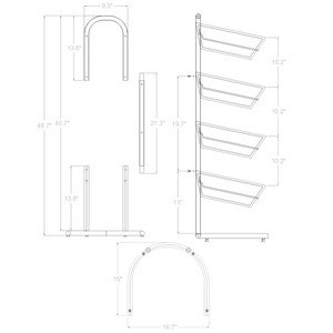 Support de panier en osier pour l'affichage de produits frais en magasin, présentoir de marché, organisateur de <span class=keywords><strong>cuisine</strong></span> - Product Image 6