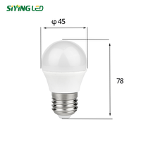 Lampe led ampoules G45 E27 3W 4W 5W 6w 7w 8w 9w, livraison gratuite en chine