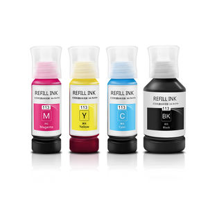 Ocbestjet <span class=keywords><strong>113</strong></span> recharge d'<span class=keywords><strong>encre</strong></span> à colorant pour <span class=keywords><strong>EPSON</strong></span> L15158 L15168 L6558 L6578 EcoTank ET-16150 ET-16600 ET-16650 ET-5150 ET-5170 ET-5800 - Product Image 1