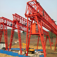 Pont roulant électrique à double poutre de type treillis, télécommandé, avec boîte de vitesses à roulements, hauteur de levage 30 m, portée 6-40 m, pour la fabrication de poutres