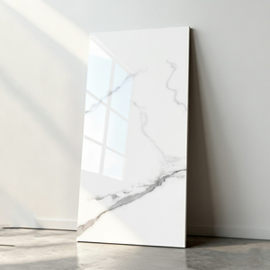 Piastrelle in Porcellana Effetto Marmo Bianco Lucido 60x120 600 X 1200 Mm Importate dalla Cina - Product Image 3