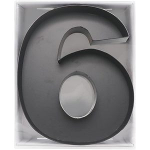 Charcuterie Board 12.5 Inch Cardboard Cutout Fillable Number 6 Food Tray Party Decorative <b>Box</b> - Product Image 3