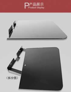 رف تثبيت على الحائط دي في دي مع تعزيز الزجاج المقسى صناديق الكابلات العائمة لوحات المفاتيح ألعاب ملحقات التلفزيون - Product Image 5