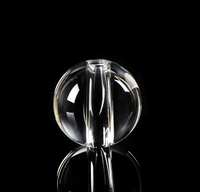 Lustre JY, lampe de table, cristal de verre, boule lisse et solide avec trou central, style ange, poli