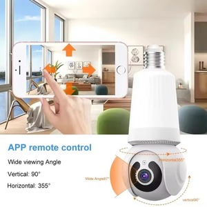 Nhỏ gọn 3MP PTZ WIFI V380 Pro bóng đèn thông minh máy ảnh với E27 ổ cắm <span class=keywords><strong>Hidden</strong></span> thiết kế hai cách giọng nói trong nhà giám sát an ninh - Product Image 5