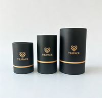 Boîte cylindrique en papier de haute qualité pour l'emballage d'écharpes, tube en papier pour l'emballage de t-shirts avec logo personnalisé et fenêtre sur mesure