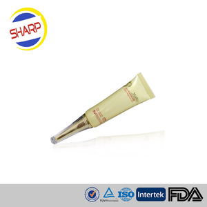 Fábrica China Tubo cosmético de buena calidad Embalaje Crema para ojos Tapa de boquilla larga con tapa acrílica Tubo de plástico - Product Image 4