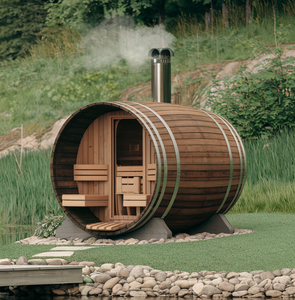 Sauna extérieur <span class=keywords><strong>de</strong></span> style tonneau rustique moderne Bancs <span class=keywords><strong>de</strong></span> <span class=keywords><strong>cabane</strong></span> Cheminée Poêle à chaleur électrique pour la retraite <span class=keywords><strong>en</strong></span> forêt <span class=keywords><strong>Construction</strong></span> <span class=keywords><strong>en</strong></span> bois massif - Product Image 2