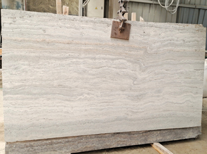 Sandblasted Bạc <span class=keywords><strong>grey</strong></span> <span class=keywords><strong>travertine</strong></span> đá cẩm thạch với màu xám tĩnh mạch gạch cho nội thất sàn và tường - Product Image 5