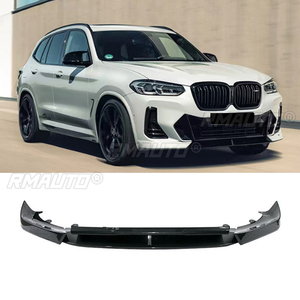 สปอยเลอร์กันชนหน้ารถยนต์ ชุดแต่งสเกิร์ตครอบกันชน สำหรับ BMW X3 G01 X4 G02 IX3 G08 M Pack Facelift ปี 2021-2023 - Product Image 1