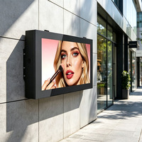 Affichage numérique LCD mural étanche IP65, haute luminosité 3000 nits, 4K, 55, 65, 75 pouces, affichage numérique extérieur mural