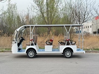 Autobús Turístico Eléctrico Ecológico de 11 Plazas, Vehículo de Excursión para Parques Temáticos con Portaequipajes