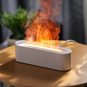 Difusor de Aroma Eléctrico Doméstico Popular, <span class=keywords><strong>Humidificador</strong></span> Ultrasónico USB con Simulación de Llama, Plástico, 1 Año de Garantía, Colorido, para <span class=keywords><strong>Aceites</strong></span> <span class=keywords><strong>Esenciales</strong></span> - Product Image 2