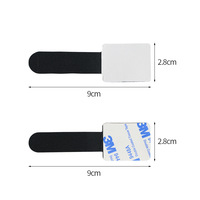 Sangles auto-adhésives double face éco-responsables Organisateur de câbles Crochet et boucle détachable Attache-câble à crochet et boucle