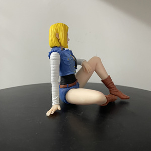Super Saiyans GK No. 18 Nouveau modèle Frozen PVC Jouet 1/60 Échelle Souffleur D'air Boîte Denim Vêtements Lajali Posture Assise 14 + - Product Image 1