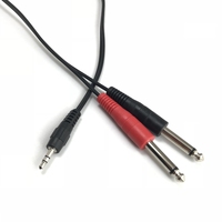 Câble audio 3m 10ft Aux St3.5mm Jack stéréo vers mixeur 2*6.35mm Jack Mono Jack Plug1.5m à 9m Câble AV