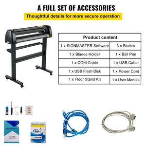28in/720mm Offline <b>Vinyl</b> <b>Cutter</b> Plotter Machine with Floor Stand for Advertising Equipment - Product Image 6