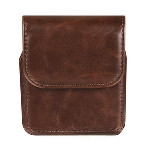 Pour Samsung <span class=keywords><strong>Galaxy</strong></span> <span class=keywords><strong>Z</strong></span> <span class=keywords><strong>Flip</strong></span> <span class=keywords><strong>3</strong></span> 4 5 PU cuir téléphone portable ceinture Clip étui <span class=keywords><strong>pochette</strong></span> support taille sac de transport étui - Product Image 3